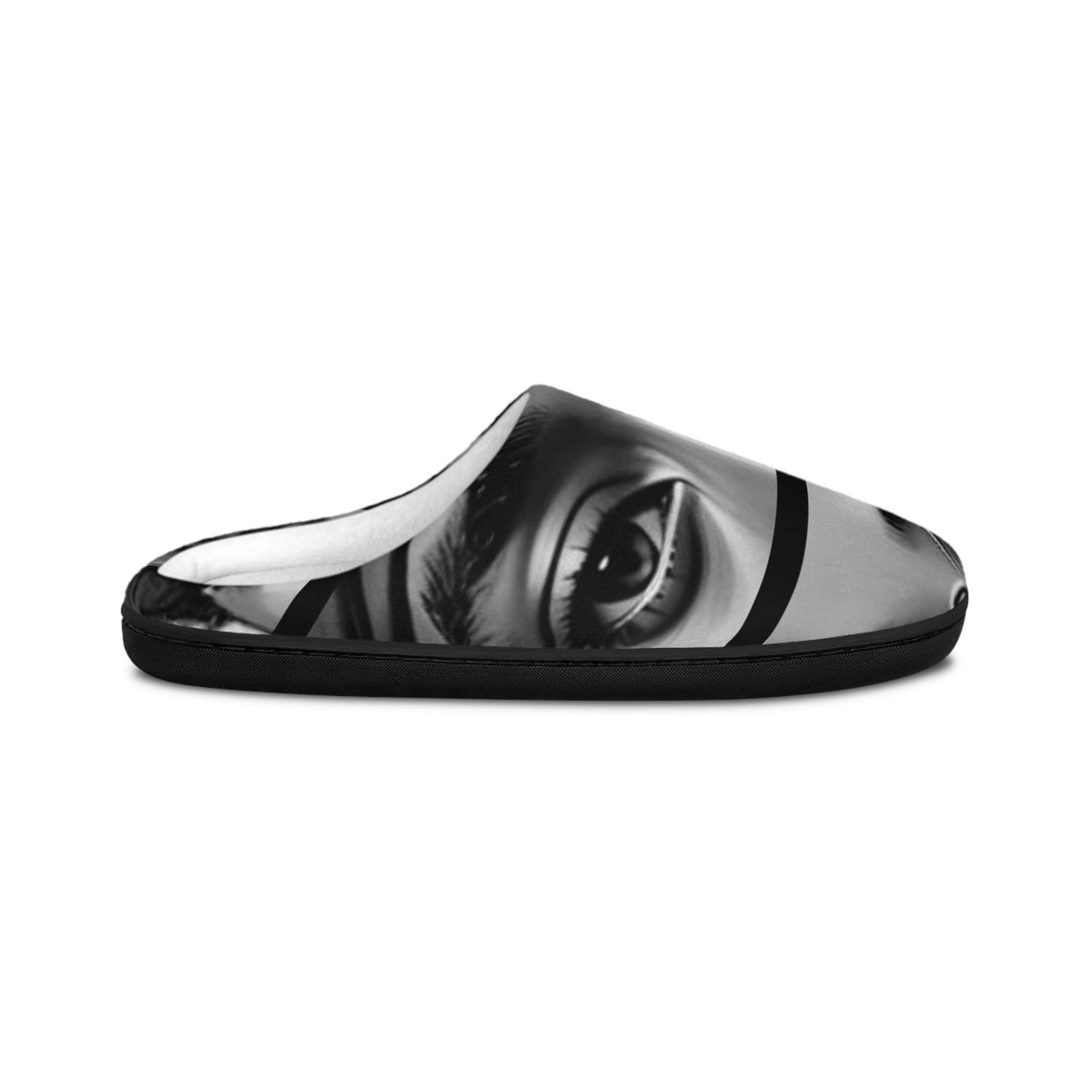 "Black Shonen Eyes" Women's Indoor Slippers