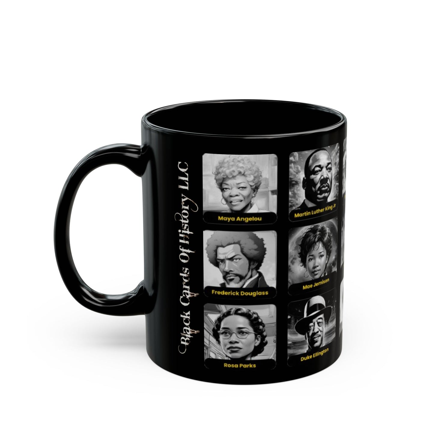 "Black Historians" Black Mug