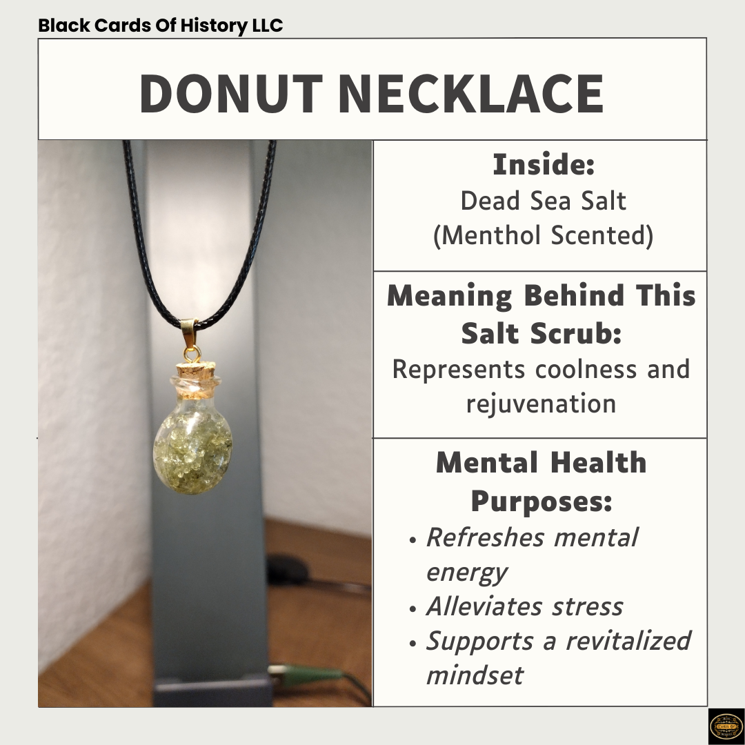 Mini-Shape Dead Sea Salt Necklaces