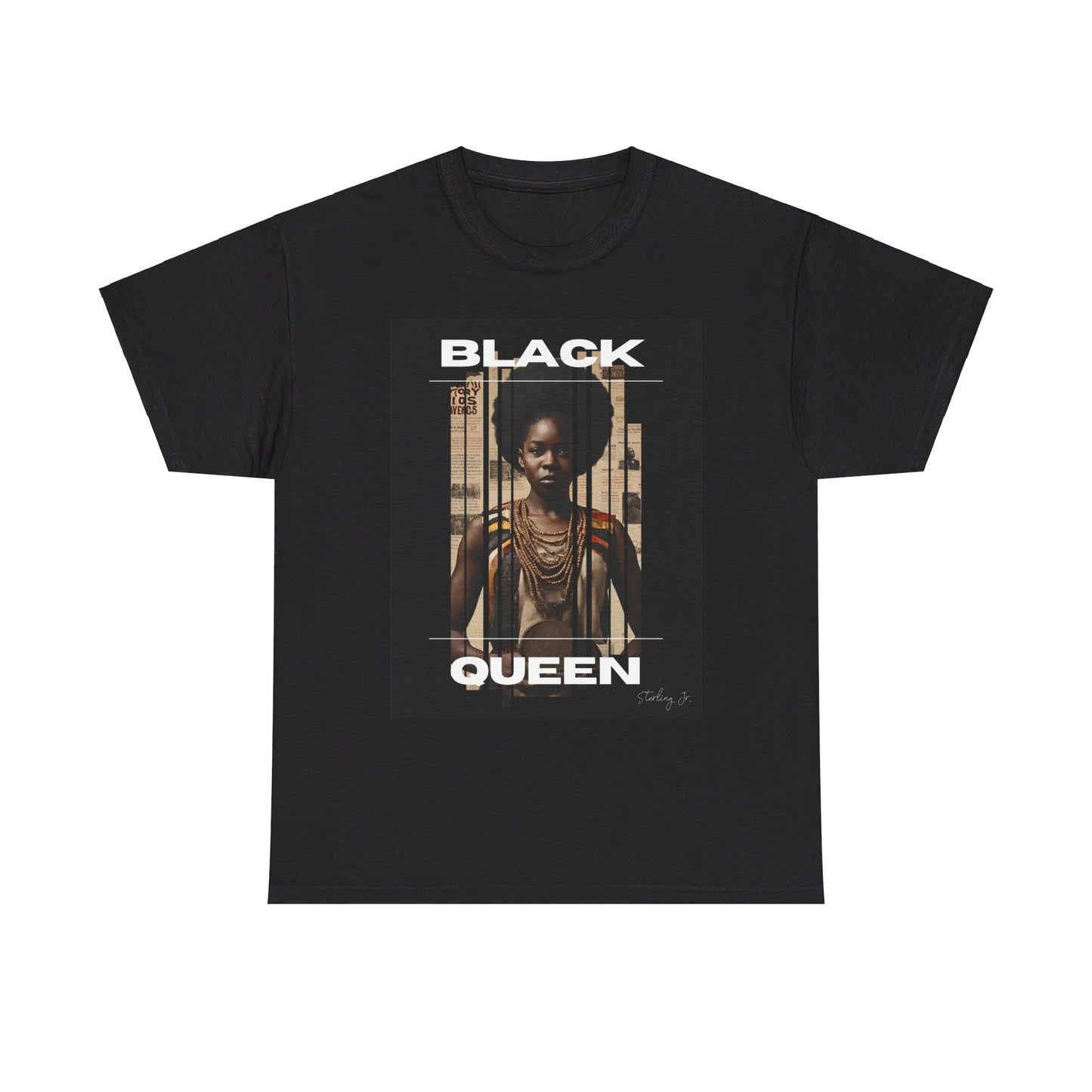 "Black Queen - Version A" Unisex Heavy Cotton Tee