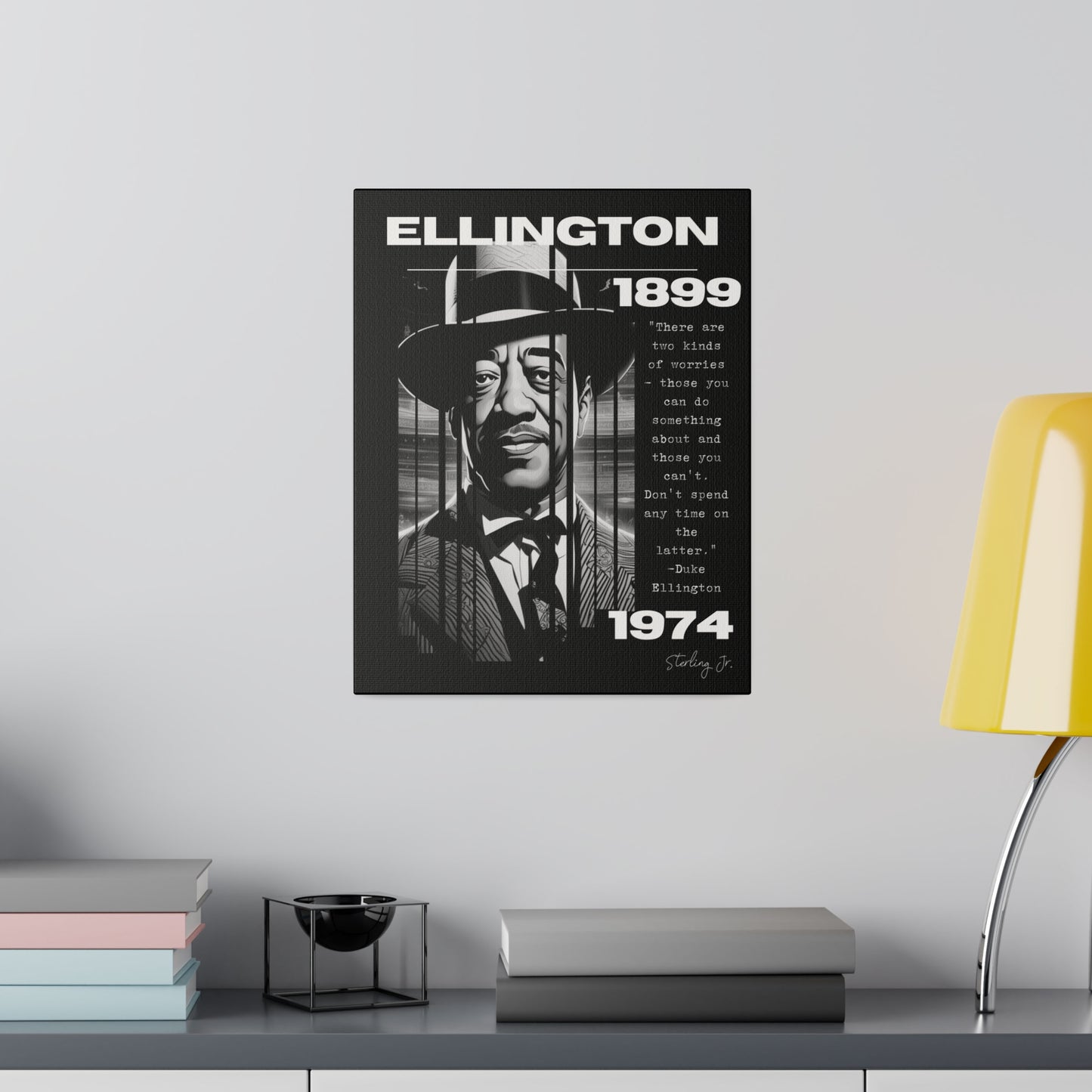 "Duke Ellington Quote" Matte Canvas