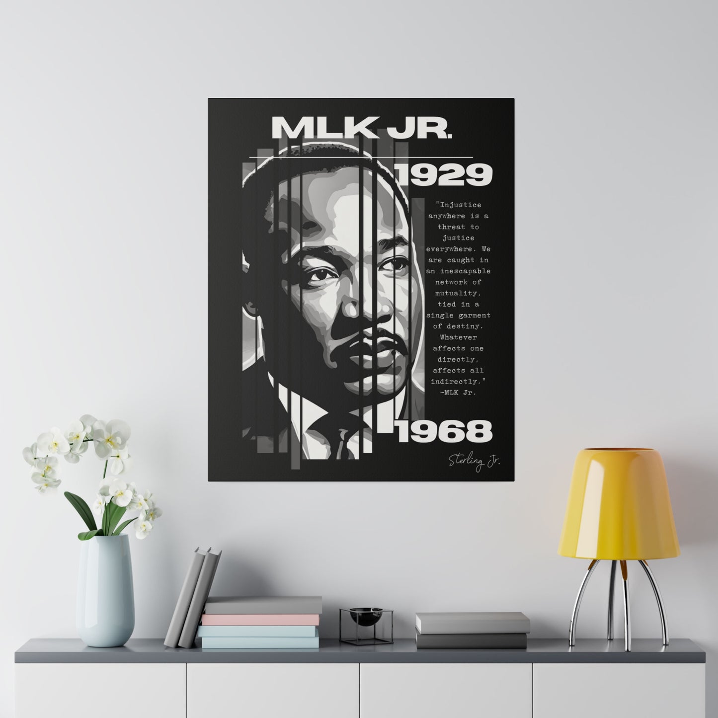 "MLK Quote" Matte Canvas