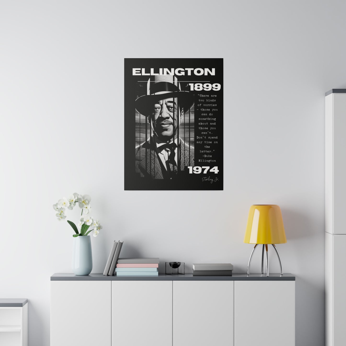 "Duke Ellington Quote" Matte Canvas