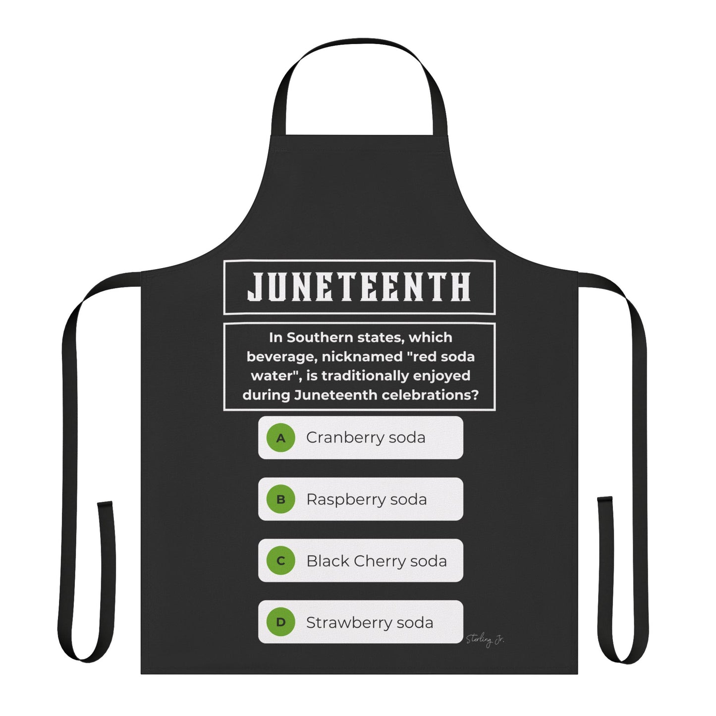 Biweekly "Black History Trivia" Apron