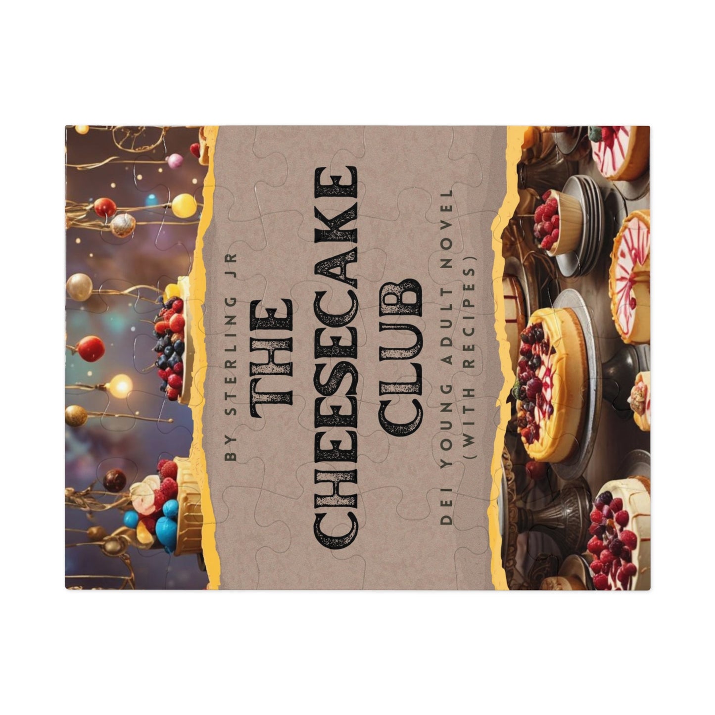 "The Cheesecake Club - Book Cover" Jigsaw Puzzle