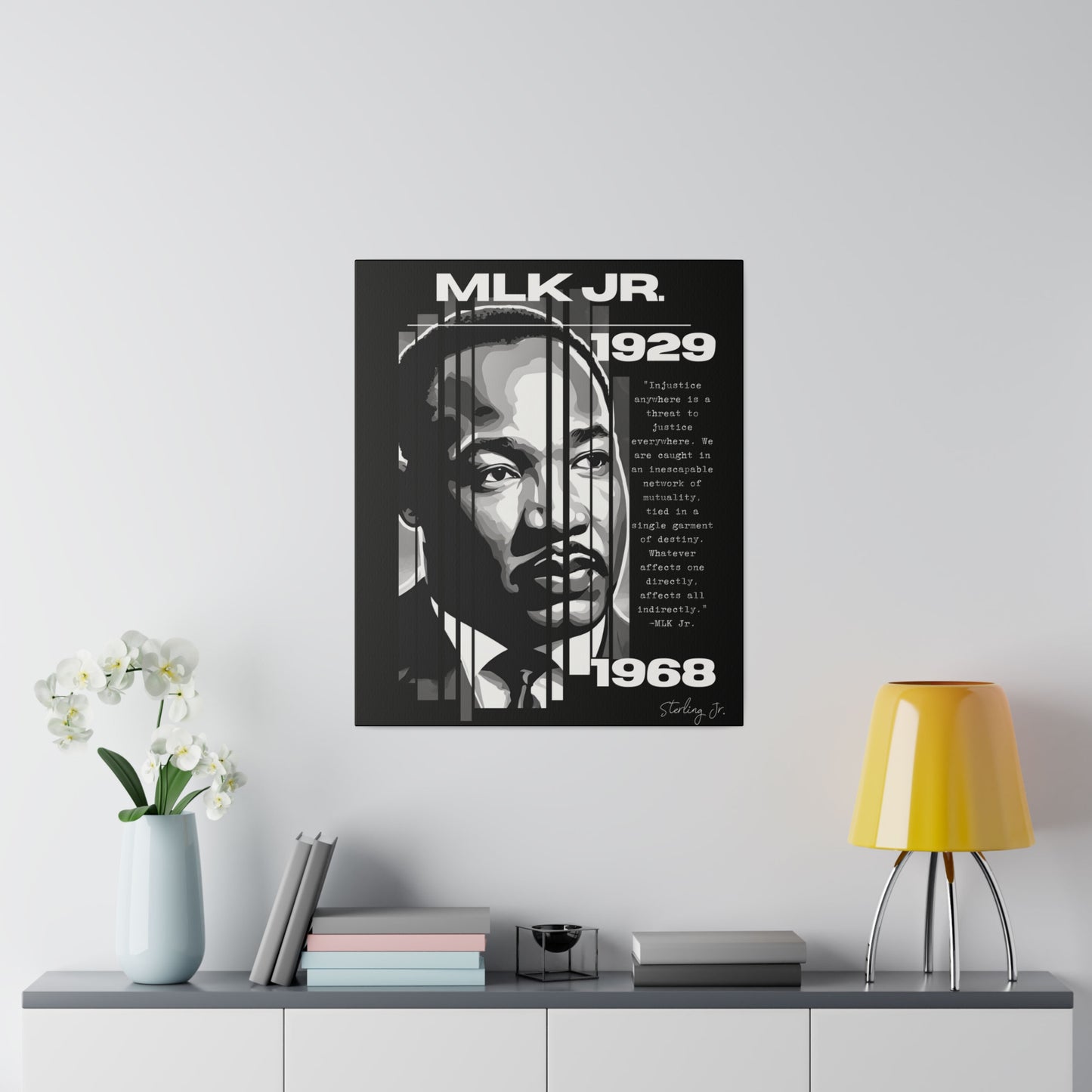 "MLK Quote" Matte Canvas