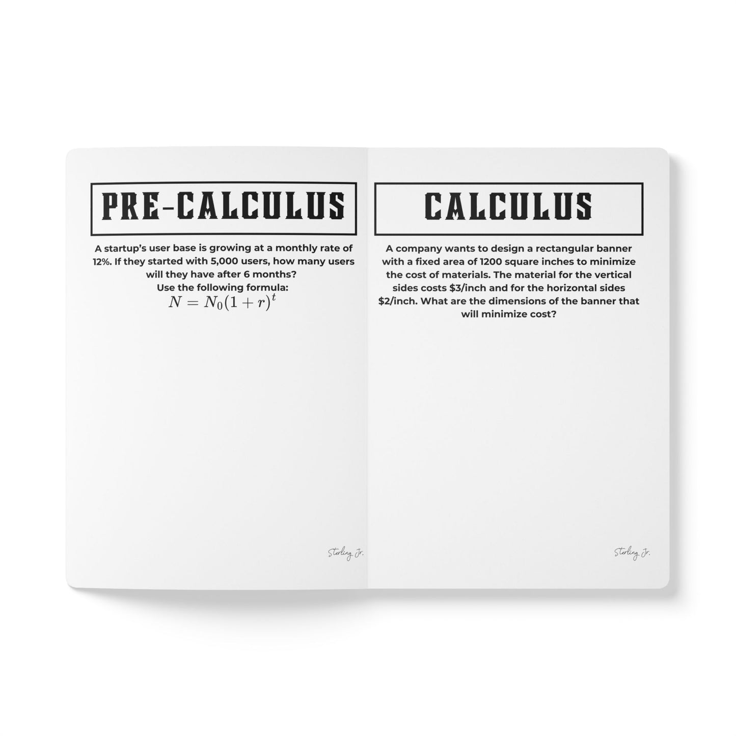 Mathematics Trivia Softcover Journal