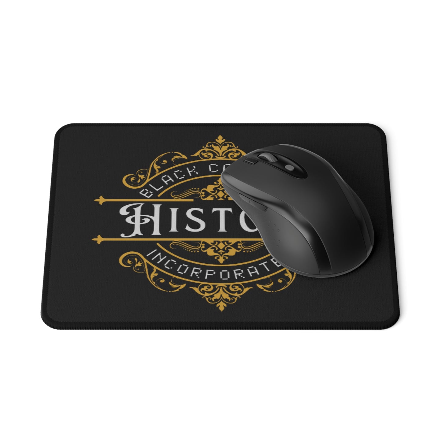 "Black Cards Of History Inc" Non-Slip Gaming Mouse Pad