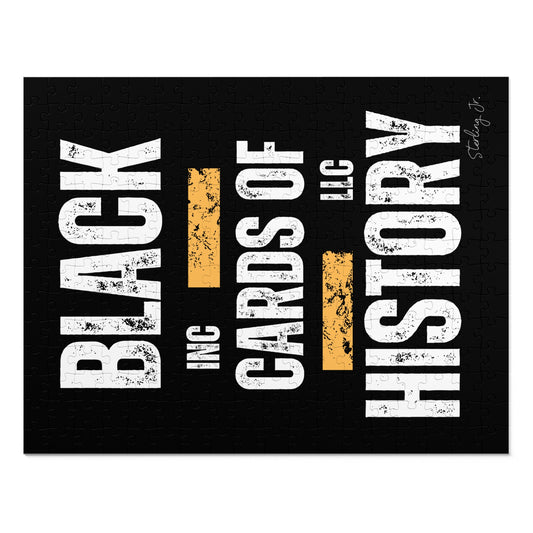 "Black Cards Of History" Jigsaw Puzzle