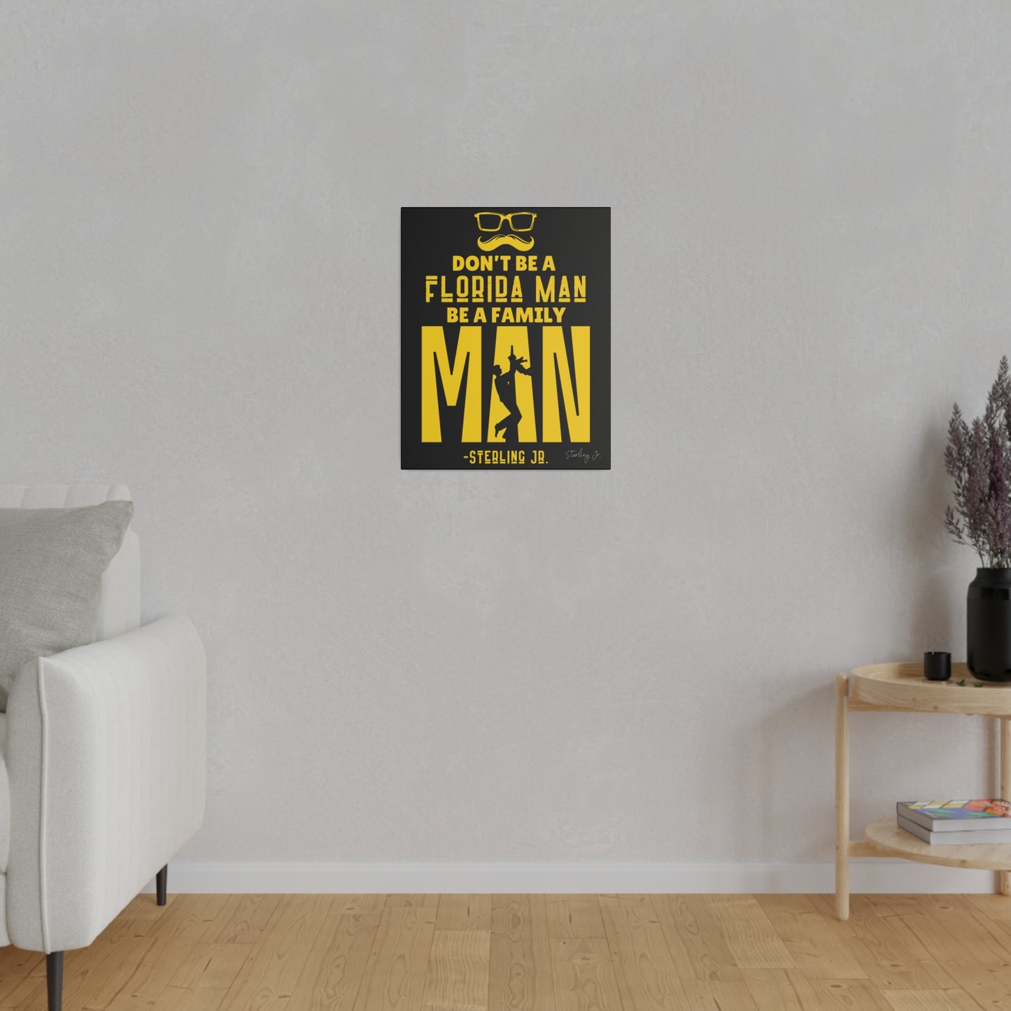 "Golden Florida Man" Matte Canvas