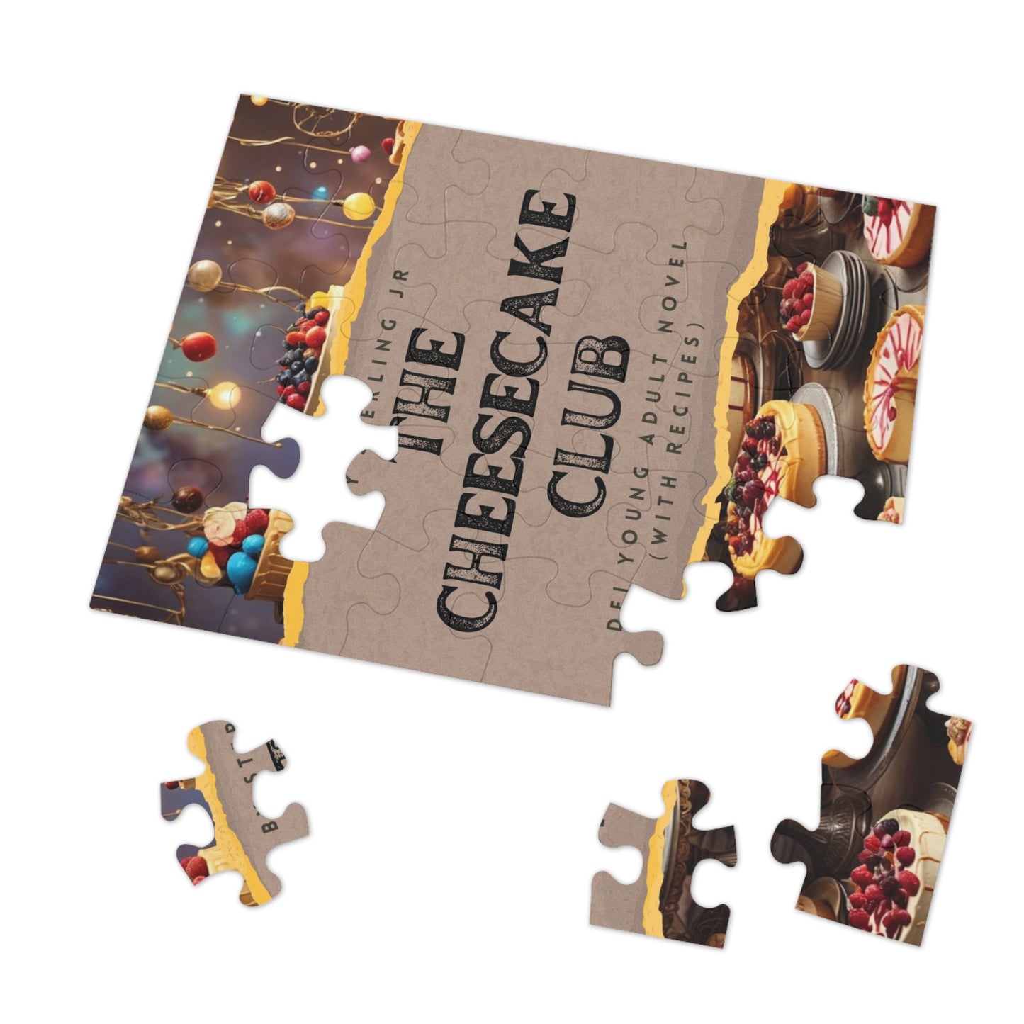 "The Cheesecake Club - Book Cover" Jigsaw Puzzle