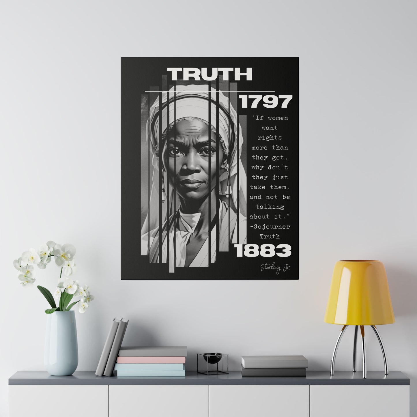 "Sojourner Truth Quote" Matte Canvas