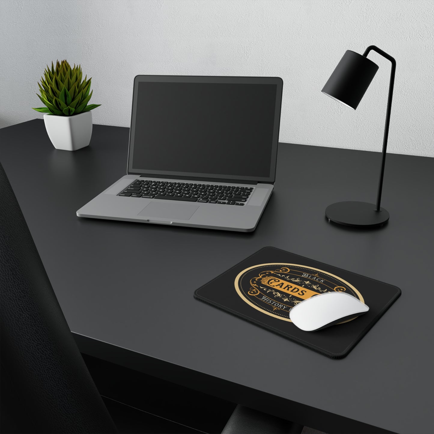 "Black Cards Of History LLC" Non-Slip Gaming Mouse Pad