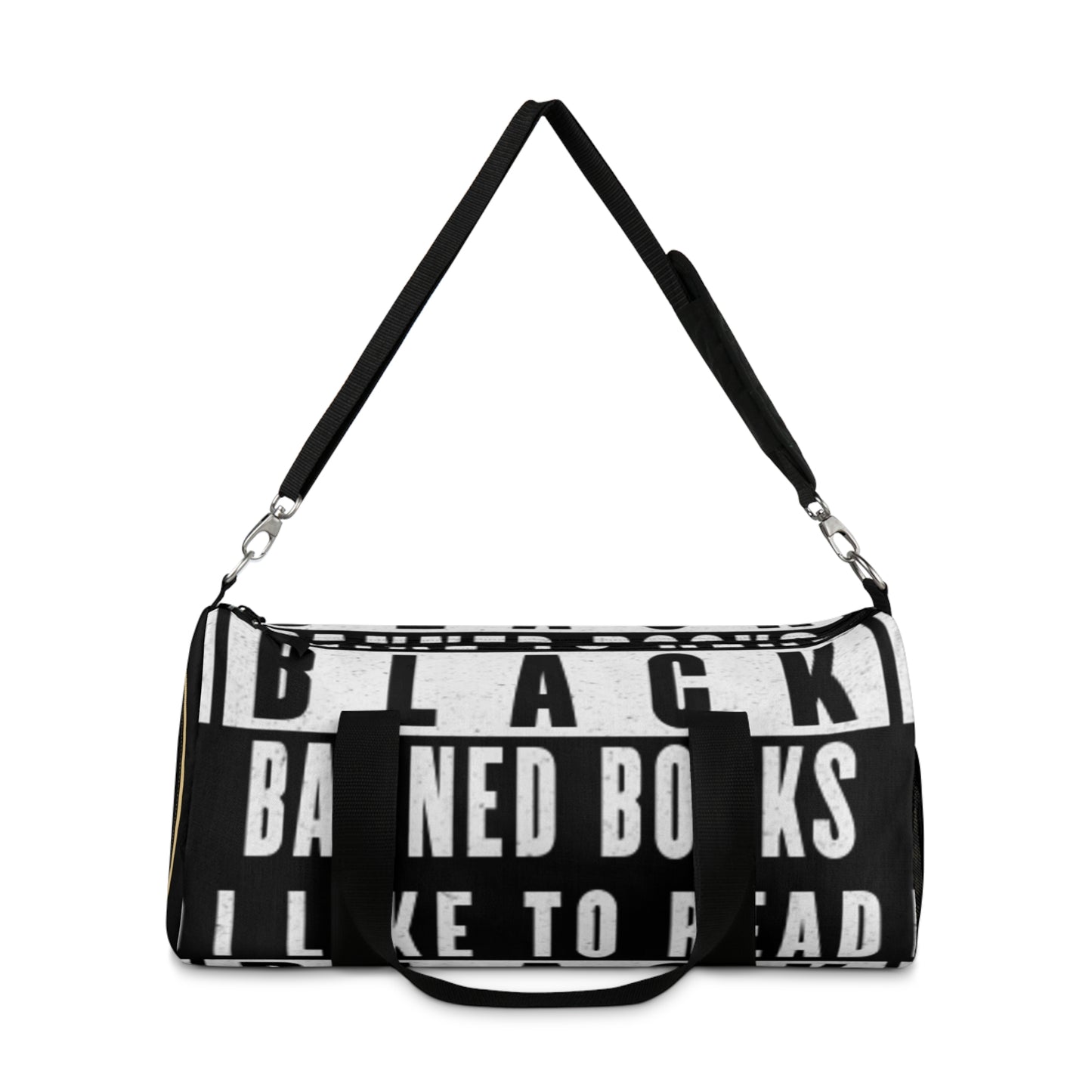 "Black Banned Books" Duffel Bag