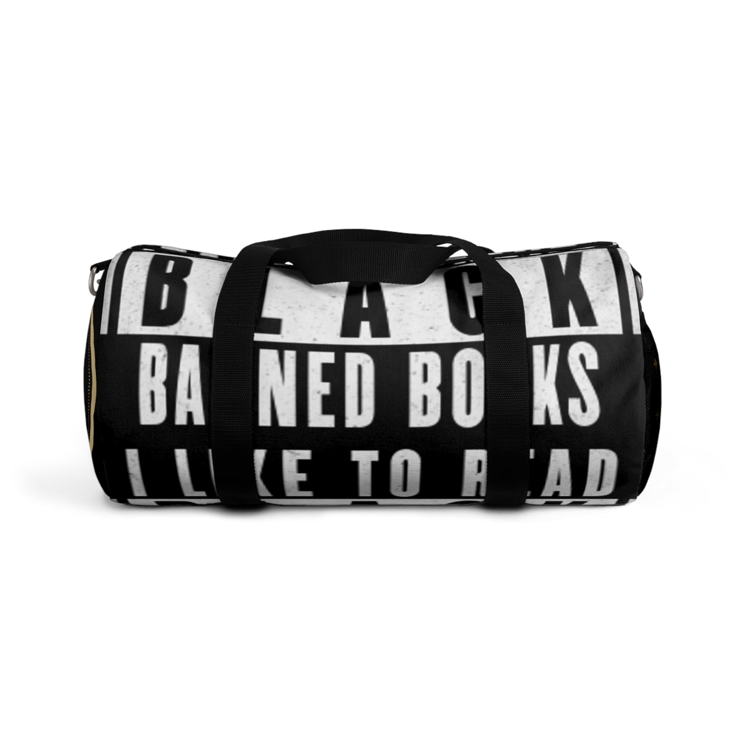 "Black Banned Books" Duffel Bag