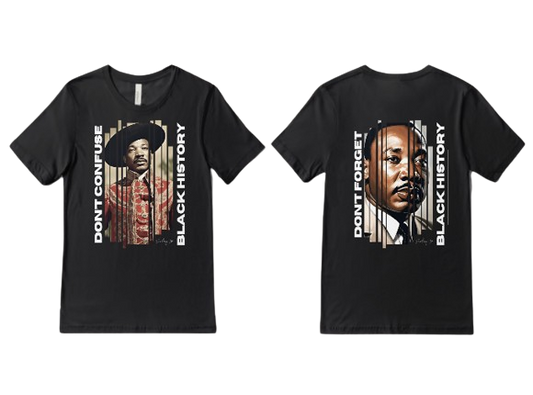 'Don't Confuse Black History' Shirt